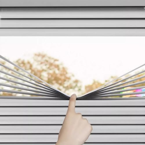 Persianas venecianas de aluminio, cortinas opacas con aislamiento térmico personalizable 5