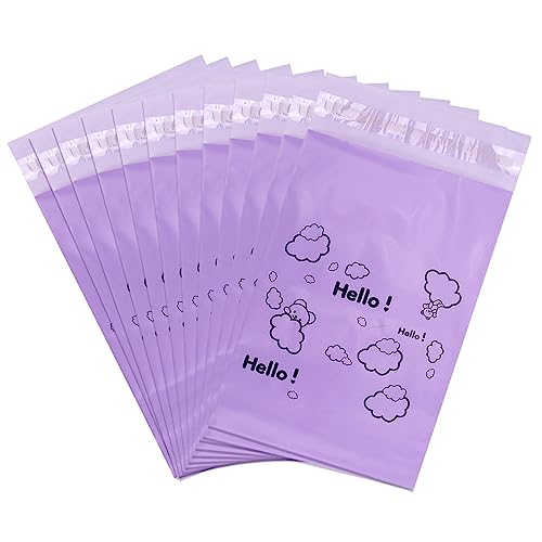 Cute Purple Sanitary Pad Disposal Bags - Pack of 200, 7x12inches Opaque Feminine Hygiene Disposal Bags for Tampons, Liners