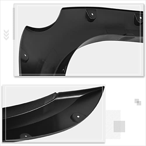 Bump Textured Pocket-Riveted Abs Plastic Wheel Fender Flare Compatible With Tundra 07-13 #TOP4