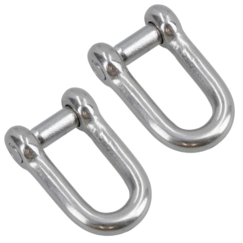 Manille à tête fraisée 12mm en inox 316 naval haut de gamme