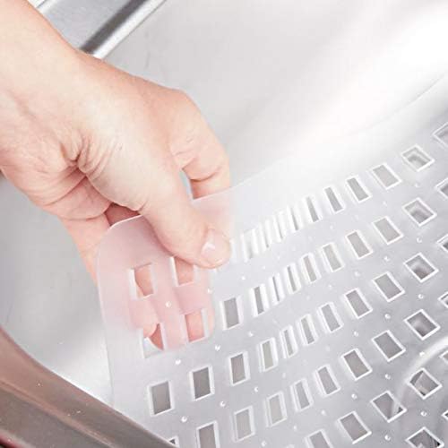 iDesign Euro Kitchen Sink Protector Mat - Regular, Pack of 2, Clear