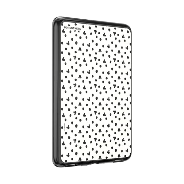 Image of PopSockets Kindle Paperwhite 12th Gen MagSafe Case- Mickey Dots White | Pair with PopGrip for MagSafe, 2024 /25, 7 inchin, E-Reader, Disney, Mickey Mouse, Minnie, Phone, Women