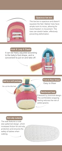 Baby Walking Shoes, Breathable Mesh, Available in Blue, Green, Pink, Non-Slip Sole3