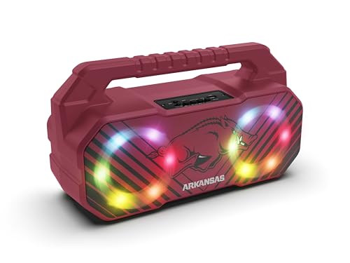Image of SOAR NCAA Wireless Boombox Speaker, Arkansas Razorbacks