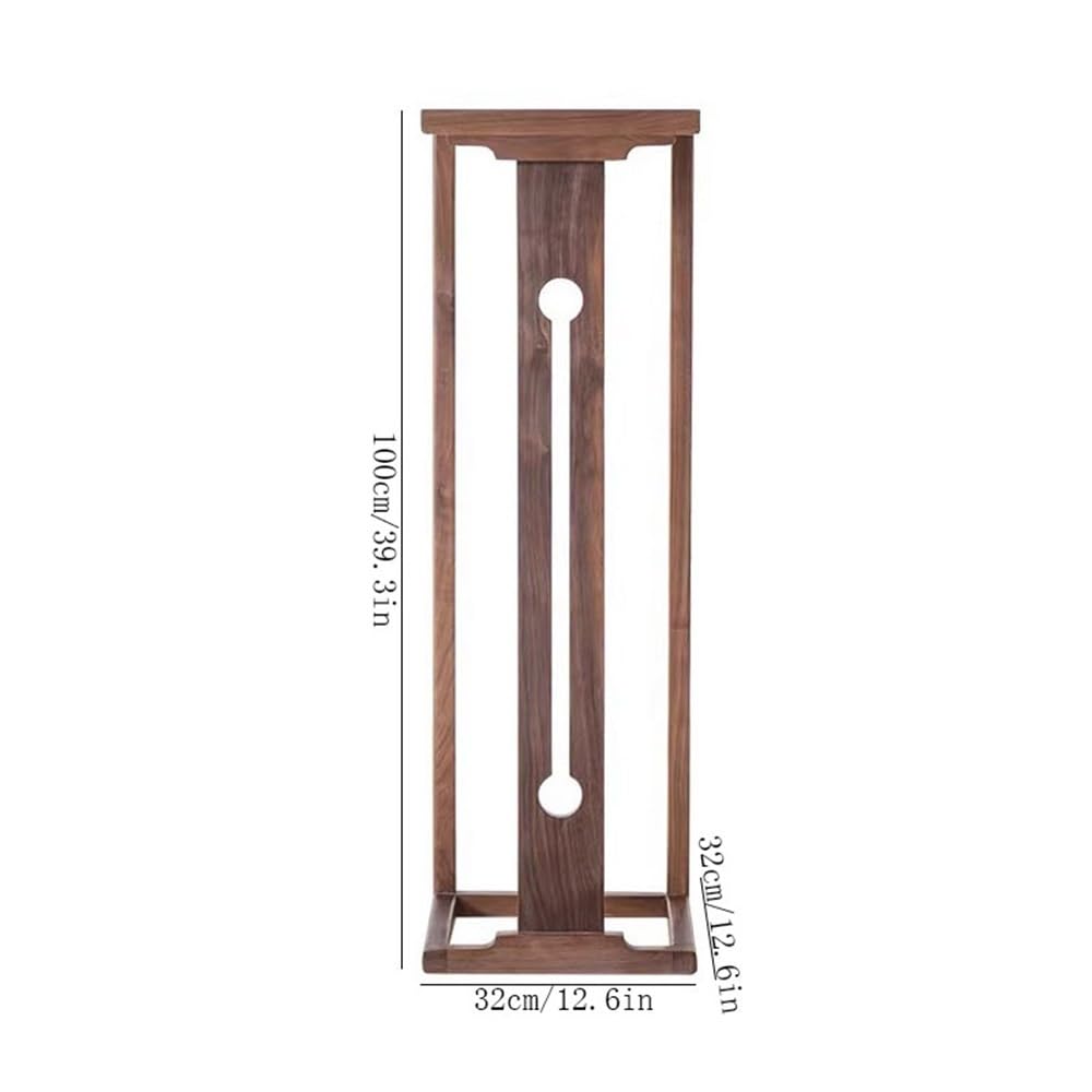 Supporto per piante Portafiori da terra in noce nero, for bonsai interno