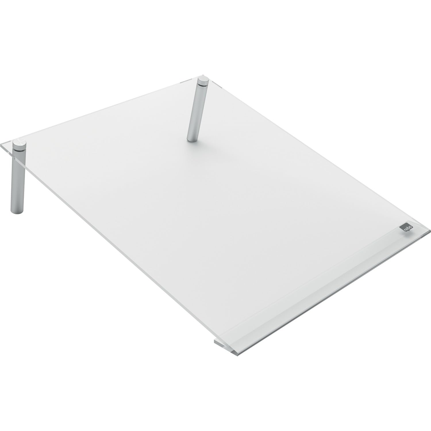 Nobo Transparent Acrylic Mini Whiteboard Slanted Desktop Writing Pad A4 1915612