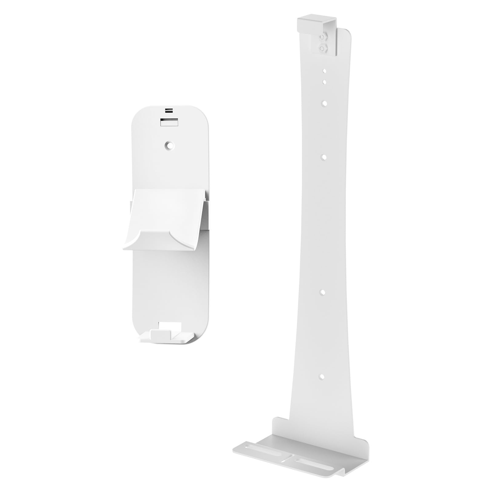 Staffa di supporto a parete console per PS5Pro/Slim Supporto a parete Console Supporto per scaffale di archiviazione Accessori compatibili con PS5 Pro/Slim (Bianco)
