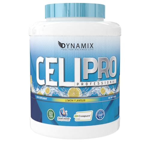 DYNAMIX CELLPRO 1,5 kg | Sabor LIMÓN | Creatina Monohidrato Creapure + Maltodextrina para Aumento de Rendimiento y Masa Muscular | Linea Pro