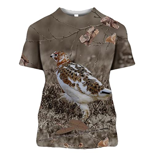 T-shirt camouflage 3D homme et femme vêtement été décontracté