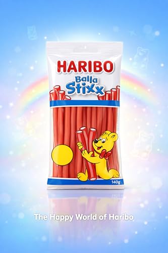 HARIBO Balla Stixx Gomas sabor fresa 140 g miniatura 2