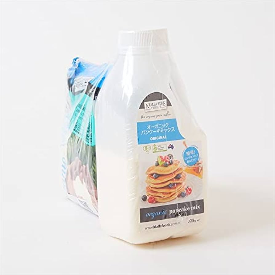 ほっとけーき Amazon | キアラピュアフーズ 有機 パンケーキミックス 325g x 3