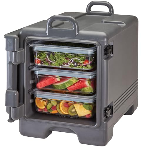 Cambro Insulated Food Pan Carrier - Hotbox and Food Warmer for Catering & Transport - Front Load UPC300 Series Black product thumbnail 10