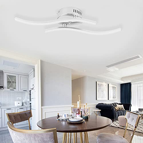Bande de plafonnier moderne Pilipane vagues LED v85-265V éclairage stable