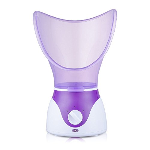 Facial Steamer Spa Sinus Steam Inhaler Mist Moisturizer Nano Steamer Sprayer for Face Nose Facial Mask skin Humidifier Facial Sauna Aromatherapy Diffuser Purple
