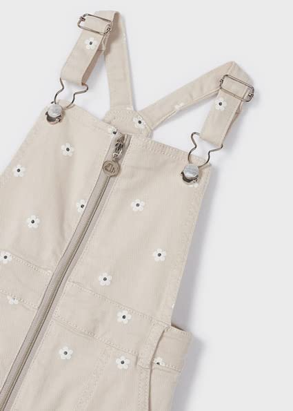 Mayoral Salopette in jeans per bambina modello con gonna bambina 6 anni - 116 cm color ecrù