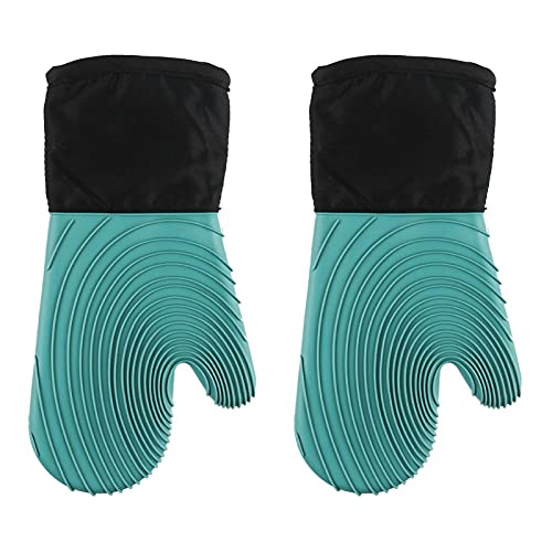 Gants de Four 250 ℃ Gants de Four en Silicone imperméable à Haute température Gants de Cuisson au Micro-Ondes (Couleur : 07) (1)
