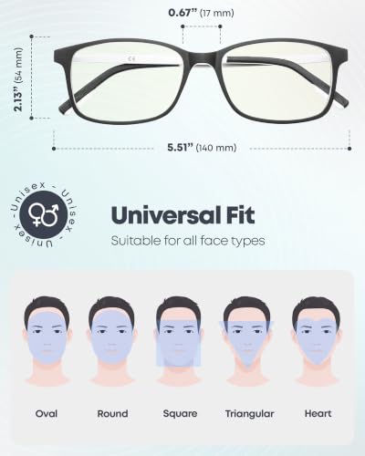 Image of Prospek Blue Light Glasses - Eye Strain Relief, Anti Glare
