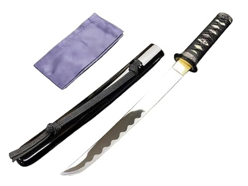 濃州正恒作 模造刀 呂鞘短刀 3 点セット 模造刀 折紙 刀拭クロス 懐剣シリーズ
