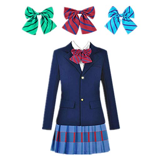 Anime LoveLive Love Live Cosplay Costume Kousaka Honoka Minami Kotori Ayase Eli Tojo Nozomi Nishikino Maki School Uniform (Female L)