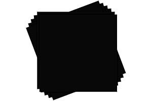 Goefun 80lb Black Core 12x12 Cardstock (24 Pack)