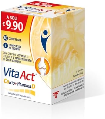 Vita Act Calcio + Vitamina D 60 Compresse
