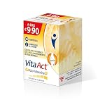 Vita Act Calcio + Vitamina D, Integratore Alimentare a base di Calcio e Vitamina D, Confezione da 60 Compresse