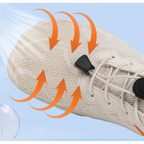 Elsvia Men's Comfort Breathable Support Sports Sandals, Water Shoes Mens Women Barefoot Shoes Quick Dry Aqua Outdoor Sports3