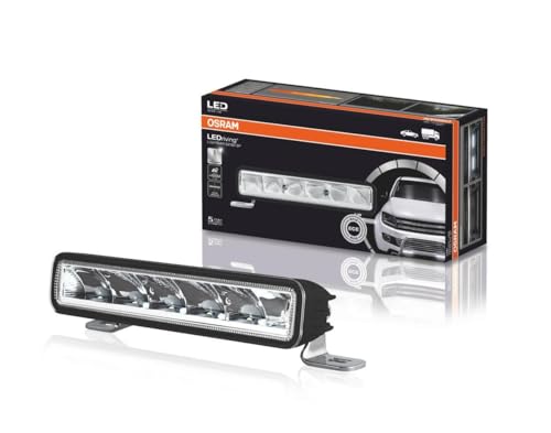OSRAM LIGHTBAR SX180-SP, LED Zusatzscheinwerfer für Fernlicht, Spot, 1300 Lumen, Lichtstrahl bis zu 190 m, LED Arbeitsscheinwerfer, ECE Zulassung LEDDL105-SP Schwarz