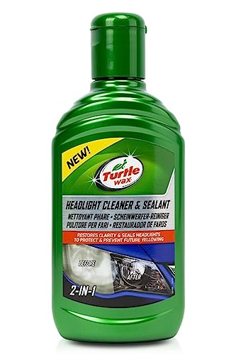 Turtle Wax 53168 Limpiador de faros restaurador, líquido, 300 ml (el envase puede variar)