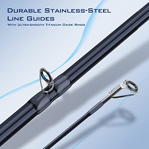 Kastking Progressive Glass Casting Rods, 8'- H -2 Pcs #TOP2