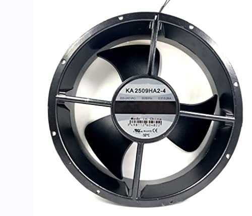 Ventilateur de refroidissement 220V grand débit d\'air 0.29A de format rond 254x89mm 25489