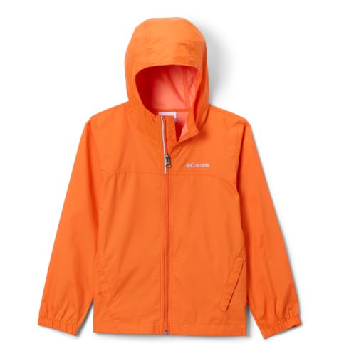 Image of Columbia Youth Boys Glennaker Waterproof Rain Jacket, Heatwave, Large