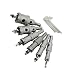 Produktbild Lochsägen-Bohrer, 6 Stück (16/18/20/22/25/30) mm, Hartmetall-Spitze, Lochsägen-Bohrer-Set, Metallschneider-Bits, Lochsägen-Set, für die Installation von Schlössern, Knäufen in Türen und Schränken