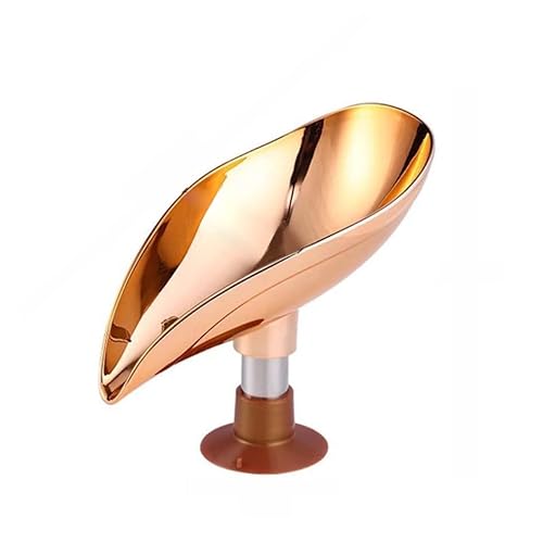 Edensdecor Soap Dish, Sponge Holder For Kitchen Sink, Bar Soap Holder For Shower, Non Slip Soap Dish For Bar Soap, Non Slip Soap Dish, Rose Gold Abs + Aluminum #TOP1