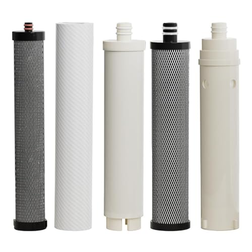 Vortopt replacement filter cartridge,compatible with U1 filter,PP life 3-6 months, GAC,CTO life 6-12 months,UF life 18-24 months,POST life 6-12 months.