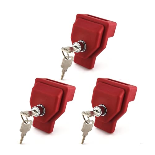 Yujanery Plastic Glad Hand Lock Without Keyed Alike 3 Pack
