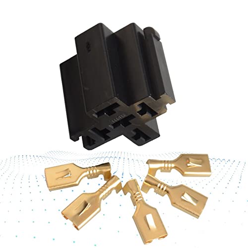Support relais 5 broches auto idéal pour sécuriser vos circuits électriques 6,3 mm