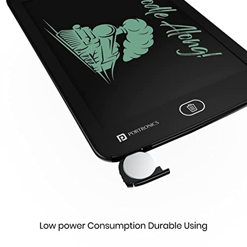 Image of LCD Writing Tablet, 8.5-inch Drawing Board, Digital Notepad with Stylus, Black