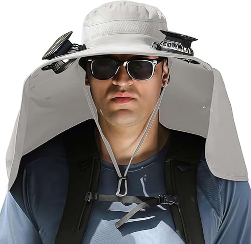Chapeau de pêche imperméable ventilé casquette solaire pour randonnée