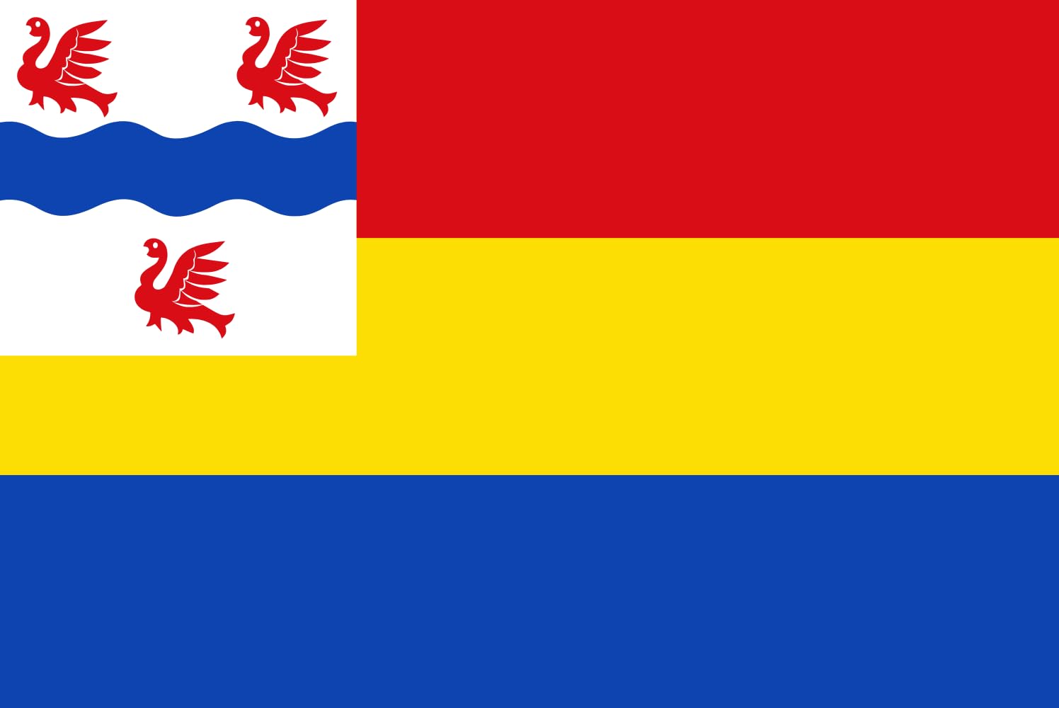 Drapeau IJsselmuiden vlag 1938 grand format aux finitions premium