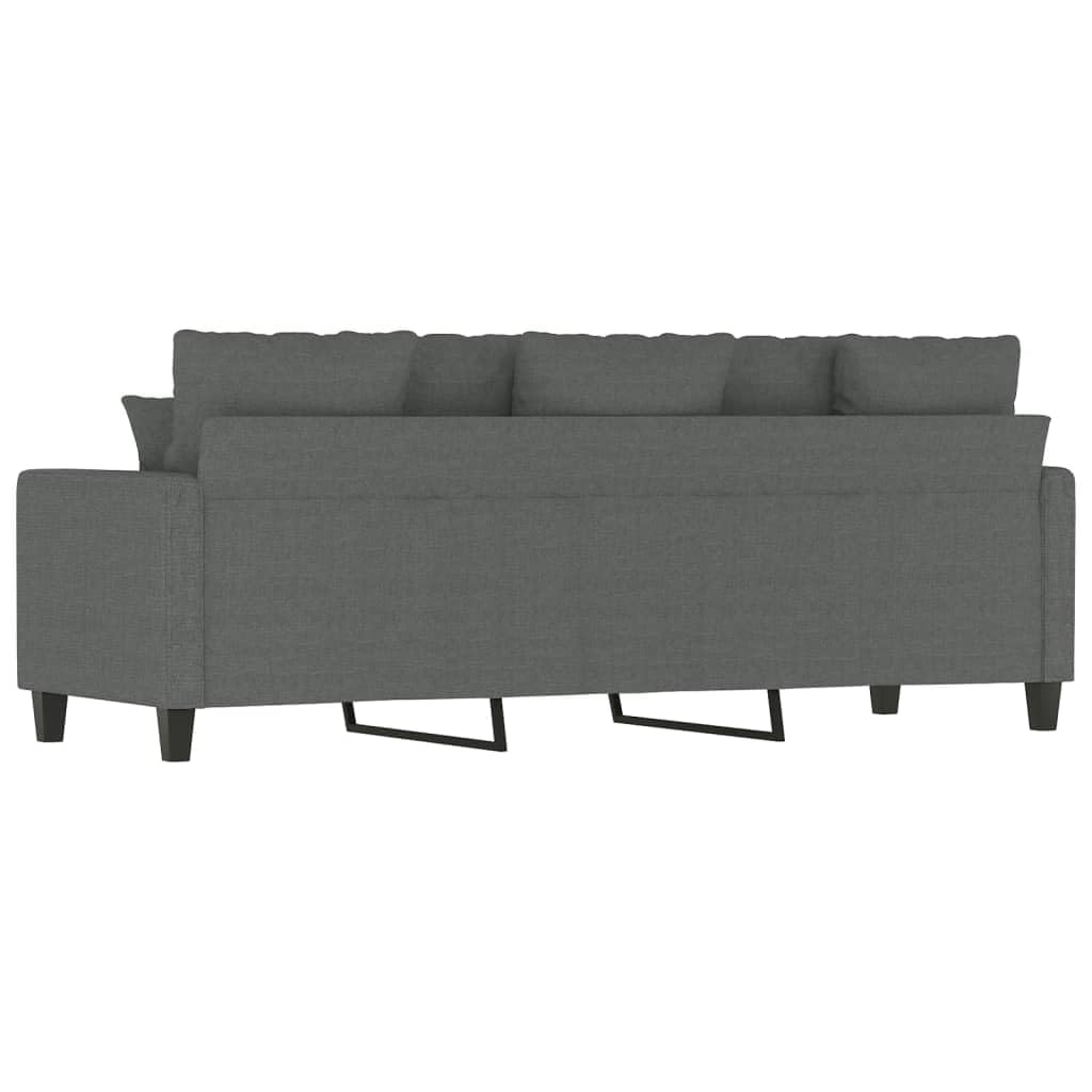 sofás de Dos plazas,Sofa 120 cm,Sofa Cama Dos plazas,Sofá de 3 plazas de Tela Gris Oscuro 180 cmAdecuado para salón, Dormitorio