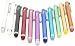 Fenix Universal Stylus Pen with Soft Rubber Tip, Rainbow (Pack of Eleven)