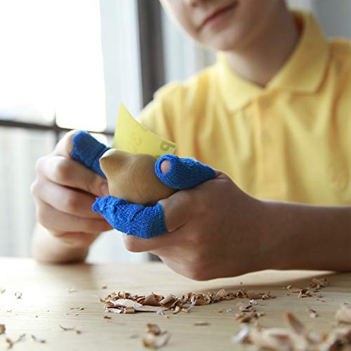 Image of BeaverCraft Cut Resistant Tape Adherent Wrap Tape No-Cut Tape for Wood Carving and Whittling NCT6 6pcs