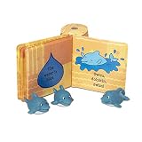 Melissa & Doug Children'S Book - Float-Alongs: Baby Dolphins (Bath Book + 3 Floating Dolphin Toys)
