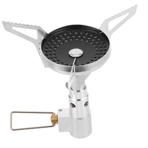 GALPADA Camping Portátil Desmontable de Inoxidable de Gas Práctico y Resistente para Acampadas Barbacoas y Picnics