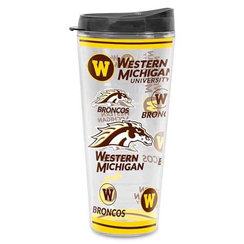 Image of Rico Industries NCAA College Double Wall Mayhem 16oz Or 20oz Tritan Tumbler W Lid