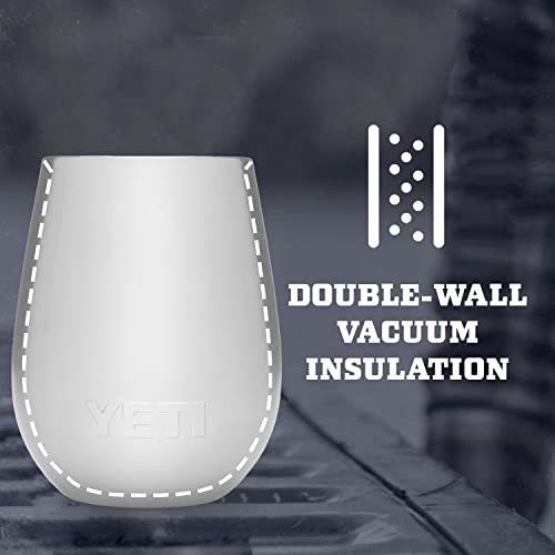 Yeti Rambler 10 oz Wine Tumbler, Vacuum Insulated, Stainless Steel with MagSlider Lid, Rescue Red, 10 ounces - Image 3