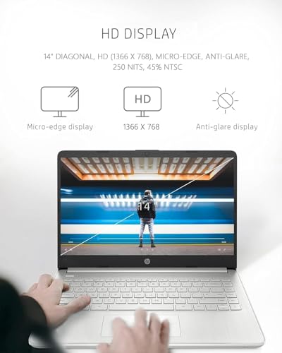 HP 14" Laptop HD AMD Ryzen 5 5500U 32GB RAM 1TB SSD miniatura 6