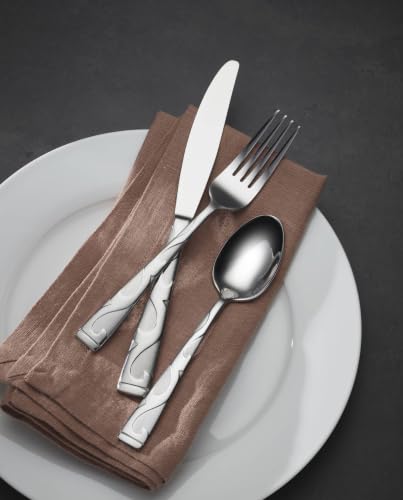 Oneida Tuscany 45-Piece 18/0 Silverware Set for 8, Flatware - Image 5
