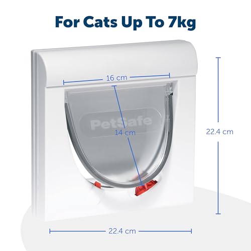 PetSafe Magnetic 4 Way Locking Classic Cat Flap - Secure Access, Flexible Locking, Durable Design - Image 6